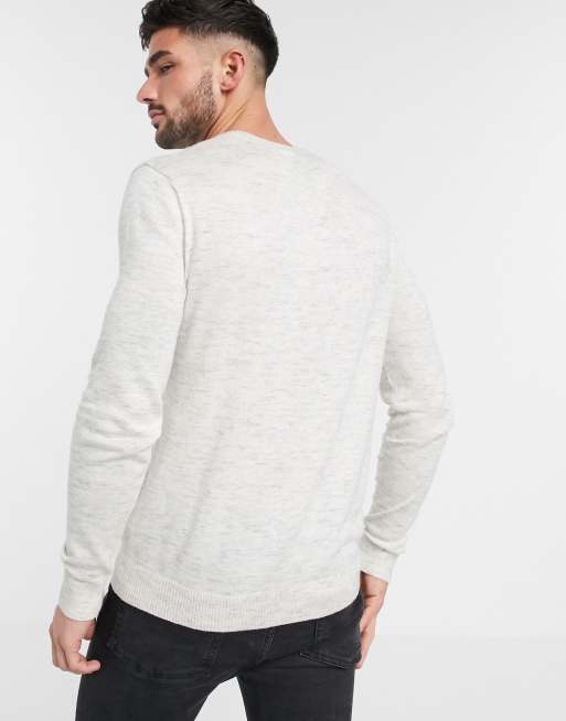 Hollister outlet white jumper