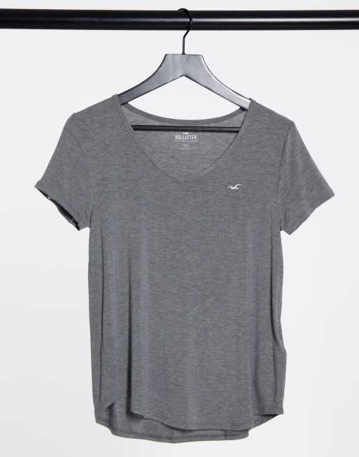 Hollister v neck t-shirt 3-pack in multi, 4 of 4