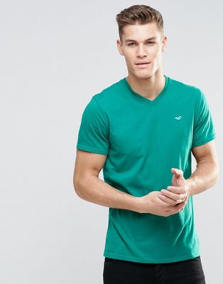 Hollister V Neck T-Shirt In Slim Fit | ASOS
