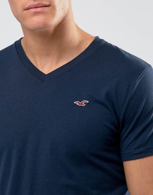 Hollister Logo Icon V-neck T-shirt 5-pack in Black for Men