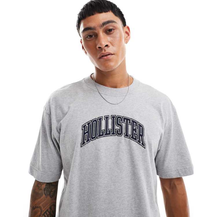 Hollister グレー Tシャツ Sサイズ Hollister 「Hollister」 半袖Tシャツ X-SMALL グレー メンズ