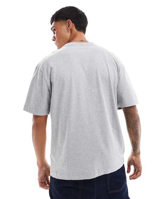 Hollister varsity tech logo heavyweight boxy fit t-shirt in