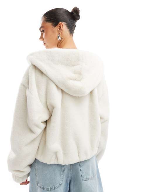 Hollister manteau fourrure new arrivals