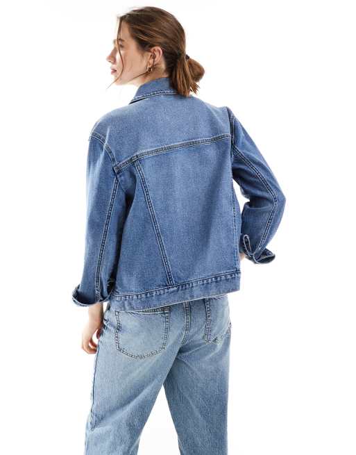Hollister Veste en jean Bleu moyen delave