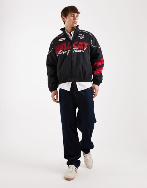 Hollister - Veste en nylon à imprimé graphique course - Noir, 2 de 5