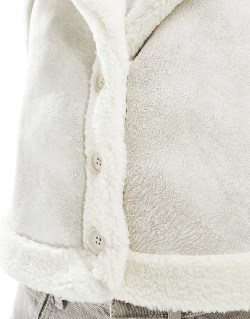 Hollister veste sherpa discount