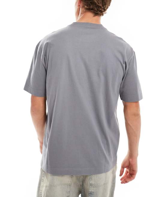 Hollister – Vit, grå och svart t-shirt med boxig passform, 3-pack, 3 av 4
