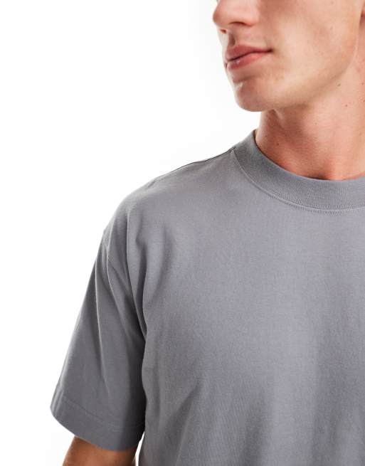 Hollister – Vit, grå och svart t-shirt med boxig passform, 3-pack, 4 av 4