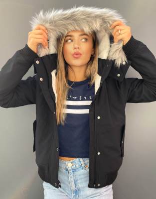 hollister winterjacke