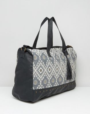 Hollister Weekender Bag in Jacquard | ASOS