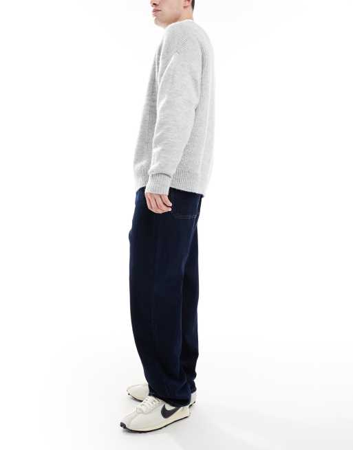 Hollister – Weite 5-Pocket-Jeans in Indigoblau, 3 von 5