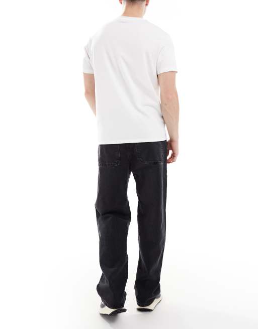 Hollister – Weite 5-Pocket-Jeans in Schwarz, 2 von 5