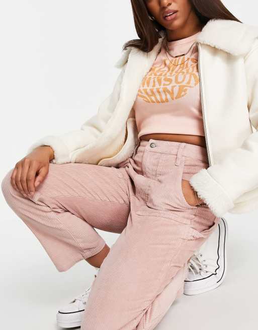 Crop wide leg jumpsuit hollister hot sale