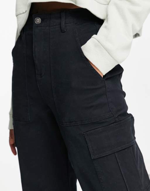 Black pants hollister clearance