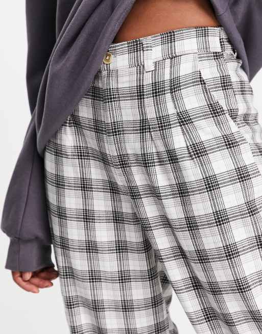Hollister tartan trousers 2025