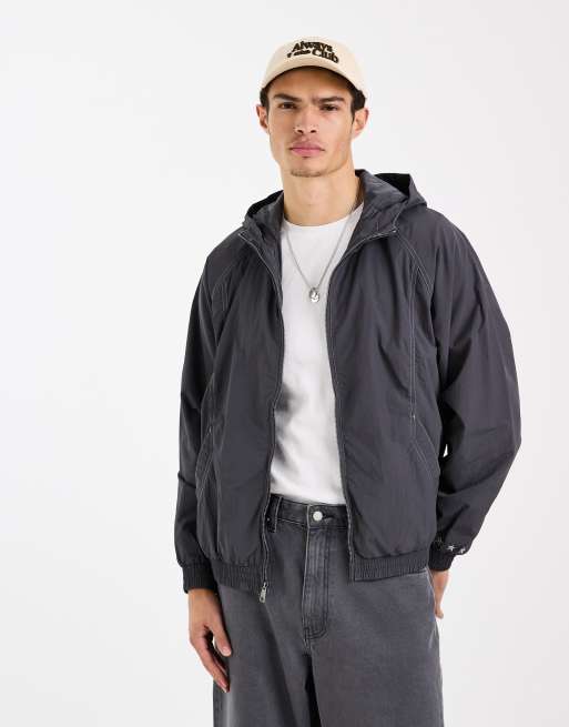 Hollister - Windjack van nylon in zwart