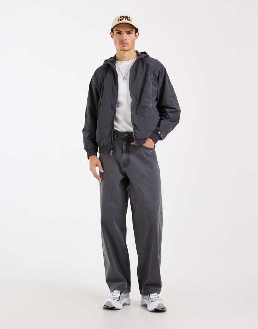 Hollister – Windjacke aus Nylon in Schwarz, 2 von 5