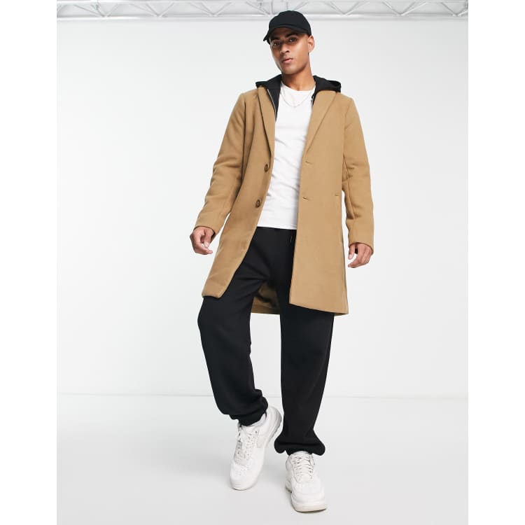 Hollister wool coat best sale