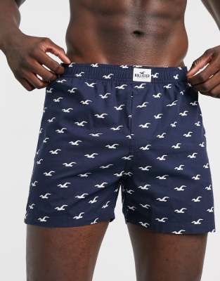 Hollister woven boxers in navy