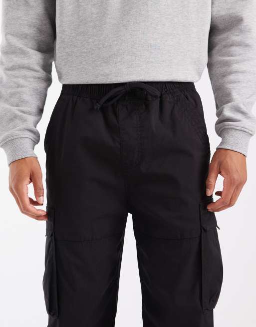 Hollister – Y2K – Cargohose in verwaschenem Schwarz, 4 von 5