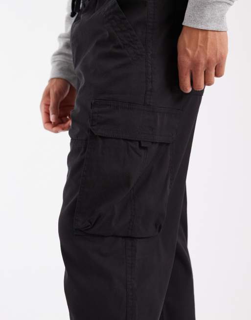 Hollister – Y2K – Cargohose in verwaschenem Schwarz, 5 von 5