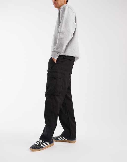 Hollister - Y2k - Pantalon cargo baggy - Noir délavé, 2 de 5
