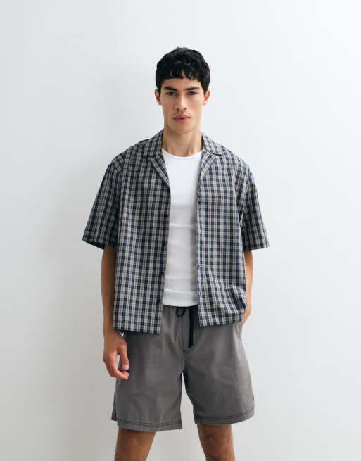 Hollister y2k pull on shorts in charcoal, 4 of 5