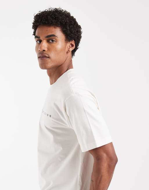 Hollister y2k surf back graphic t-shirt in white, 4 of 5