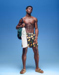 [Hollister] Hollister Y2K swim shorts in lemon print-Multi S MULTI