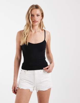 Hollister Y2k Tank Top In Black