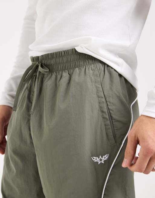 Hollister – Zielone luźne spodnie od dresu, 5 z 5