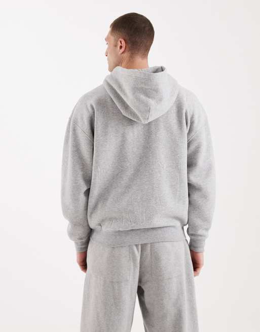 Hollister zip up hoodie in gray, 3 of 5