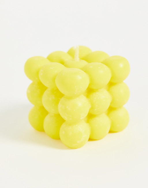 HOLM – Bubble Butt – Żółta świeczka, 2 z 4