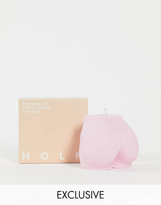 Exclusives HOLM Exclusive 'Enough of your Cheek' Bum Candle 