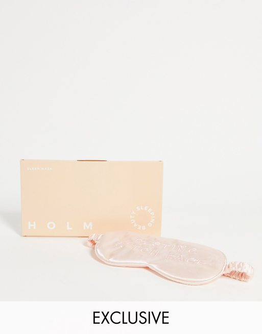 HOLM - Exclusivité - Masque de sommeil à motif Resting Bitch Face