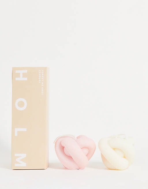 HOLM ' Forget Me Knot' Candles