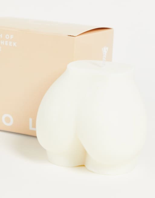 HOLM – Vitt 'Enough of your Cheek'-ljus, 4 av 4