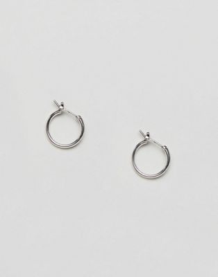 Hoop-øreringe i sølv fra Icon Brand