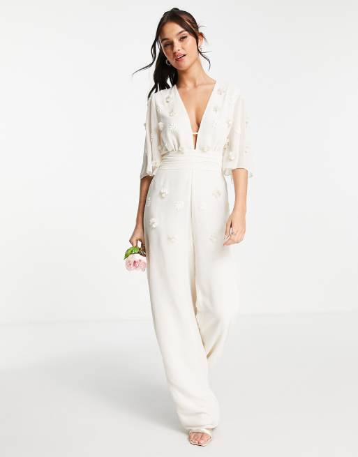 Jumpsuit Ivy And Oak White size 38 FR in Polyester - 41183387