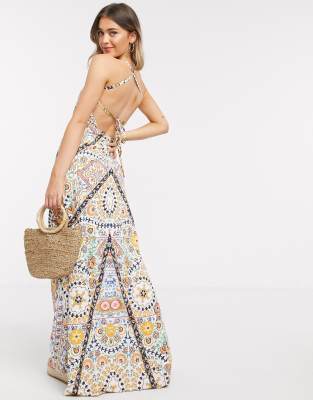 topshop tiled maxi dress