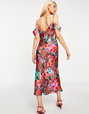 hope and ivy cold shoulder dress