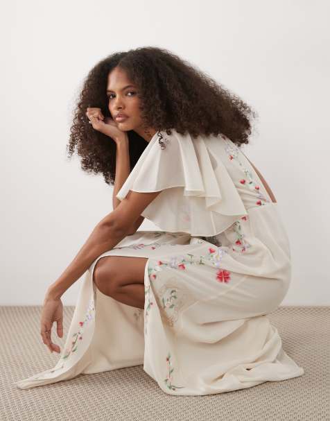 back backless dress Raya Cotton Backless Maxi Dress - Organic Openback maxi Dress
