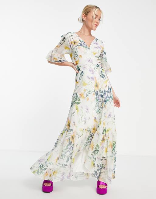 Hope and ivy floral best sale maxi dress