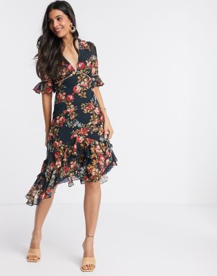 thurley carnival midi dress