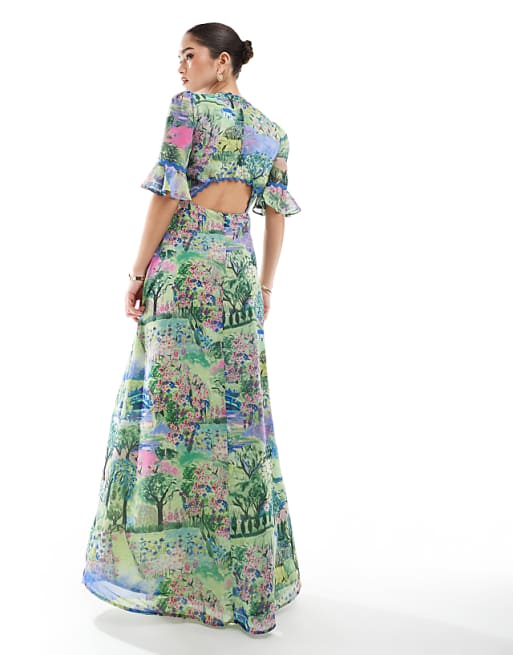 Hope Open Back Maxi Dress Hope Open Back Maxi Dress
