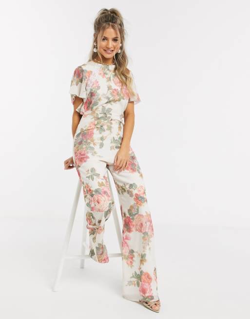 Hope and 2025 ivy floral jumpsuit