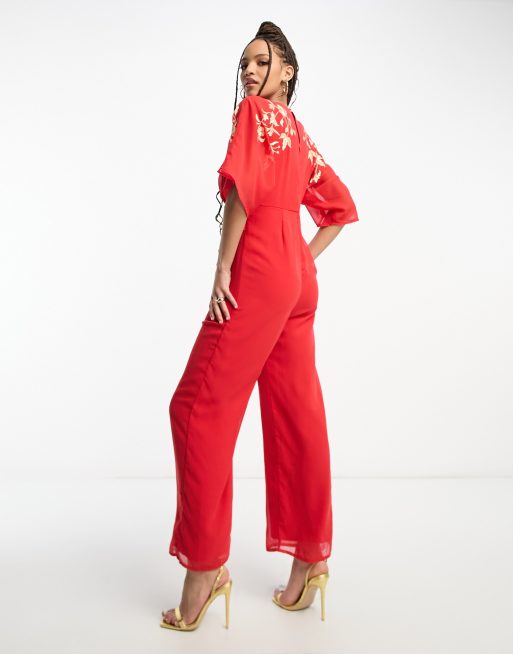 hope-ivy-kimono-front-embroidered-jumpsuit-in-red-asos