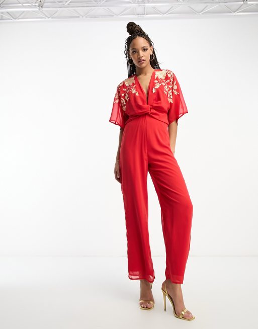 Kimono store style jumpsuit