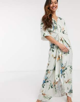 Hope and ivy on sale knot front maxi dress