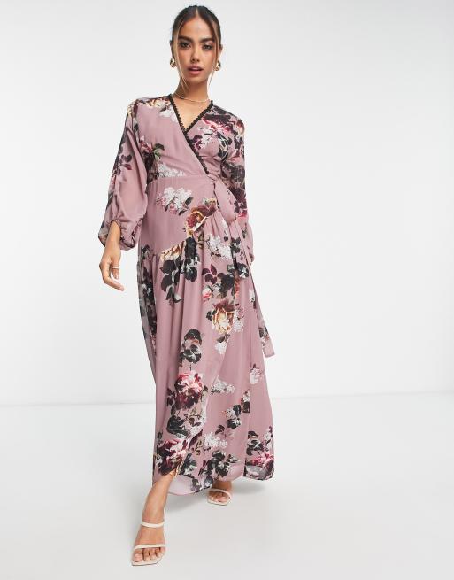 Embroidered Trim Abstract Jacquard Robe Jacket - Ready-to-Wear